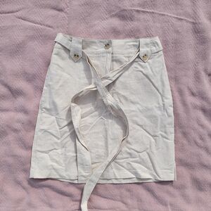 Universal Thread Light Beige Pencil Skirt